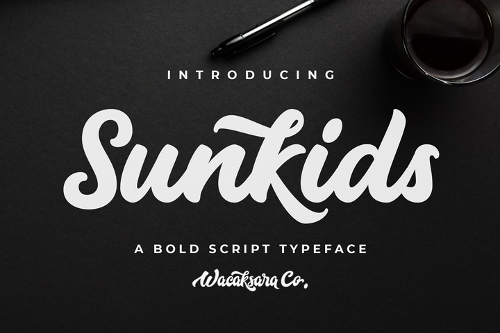 Example font Sunkids #1
